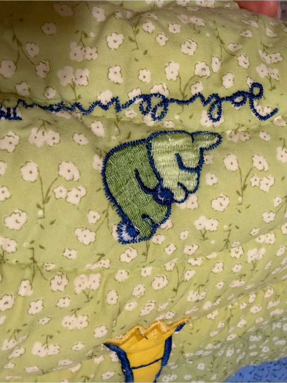 Vintage 1999 Car’s John Lennon real love/musical parade baby crib, quilt, rare